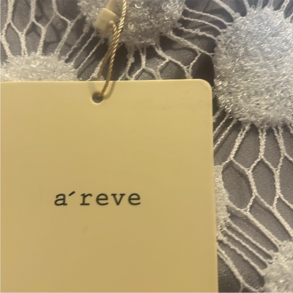 Areve Adorable grey layered mini dress NWT - Picture 8 of 8